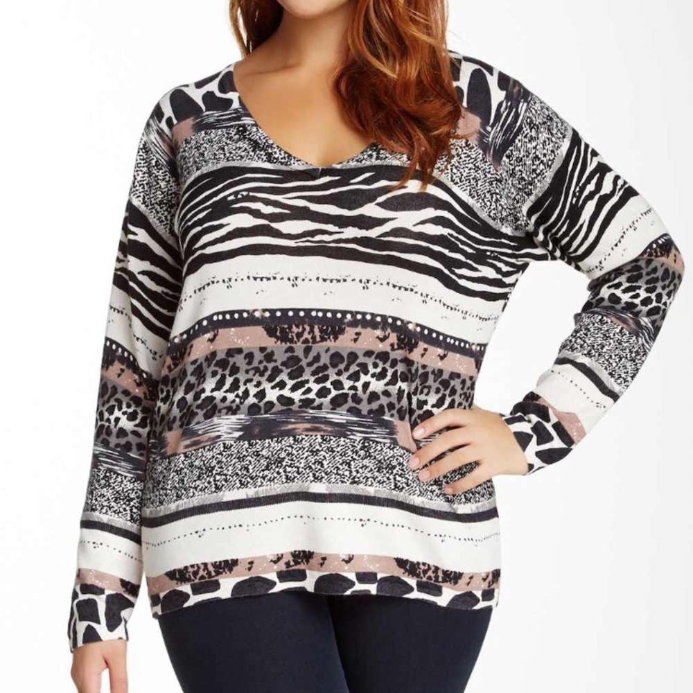 VIP Animal print sweater
